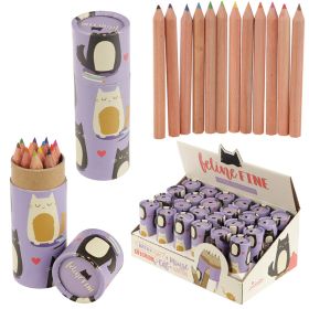 Tuba z ołówkami - Czarny Kot Tuba z ołówkami - Czarny Kot