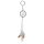 Mini Feather Dreamcatcher Key Ring with Beads