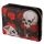 Skulls and Roses Zip Around Small Wallet Purse