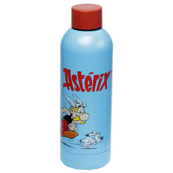 Butelka termiczna 530ml ze stali nierdzewnej - Asterix & Obelix - niebieska