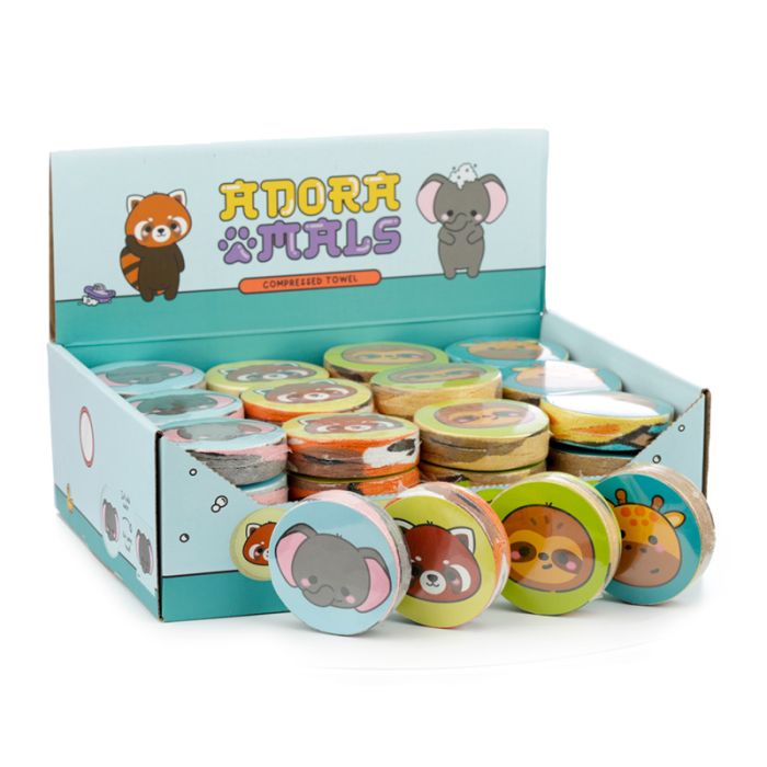 Ręcznik podróżny Skompresowany mały - Dzikie Adoramals