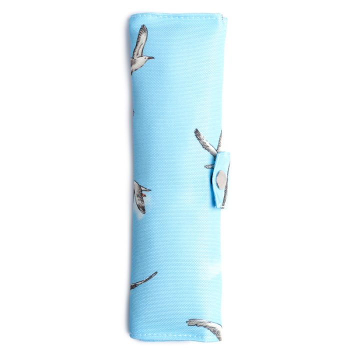 Sztućce Zestaw 6 - 100% Naturalny Bambus w płóciennym pokrowcu - Ziomek Mewa