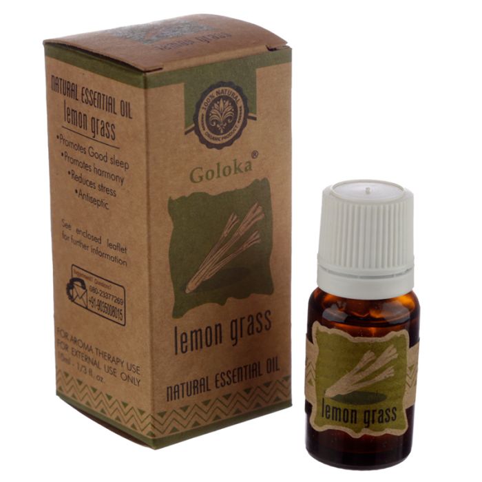 Olejek eteryczny Naturalny, Goloka 10ml - Trawa cytrynowa