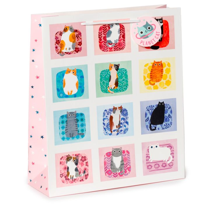 Torba na prezent w rozmiarze XL od Angie Rozelaar - Kocia Planeta