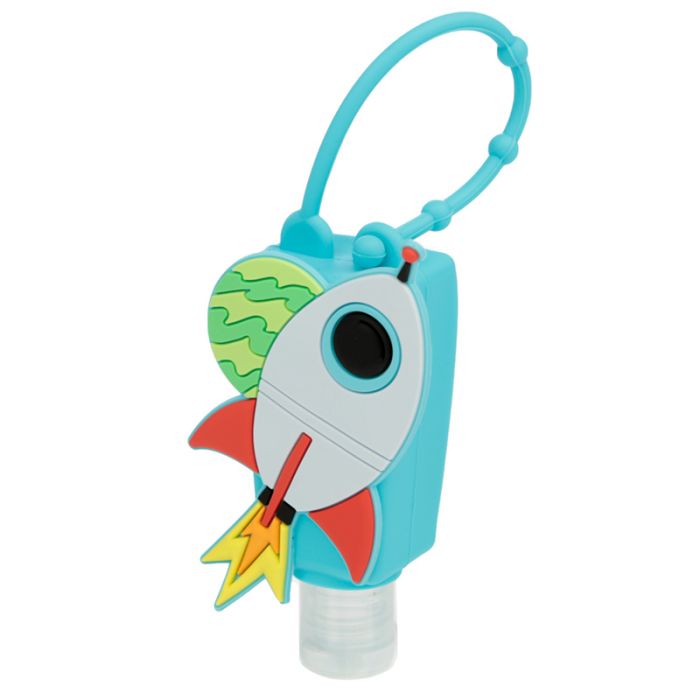 Żel do odkażania rąk w silikonowym etui "Kosmiczny Kadet - Rakieta"