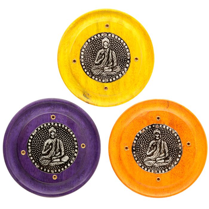 Popielnica Okrągła na kadzidła 'Budda'