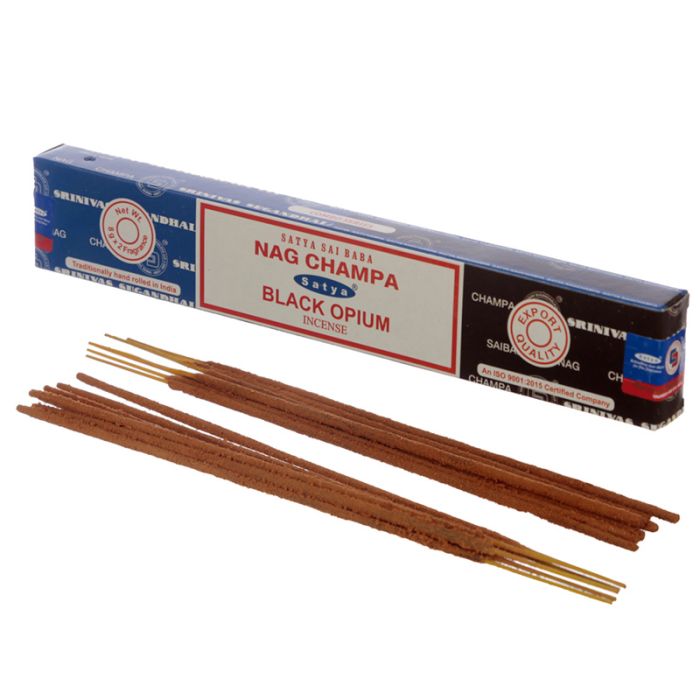 Kadzidełka patyczki 01307 "Satya Nag Champa" - Czarne Opium