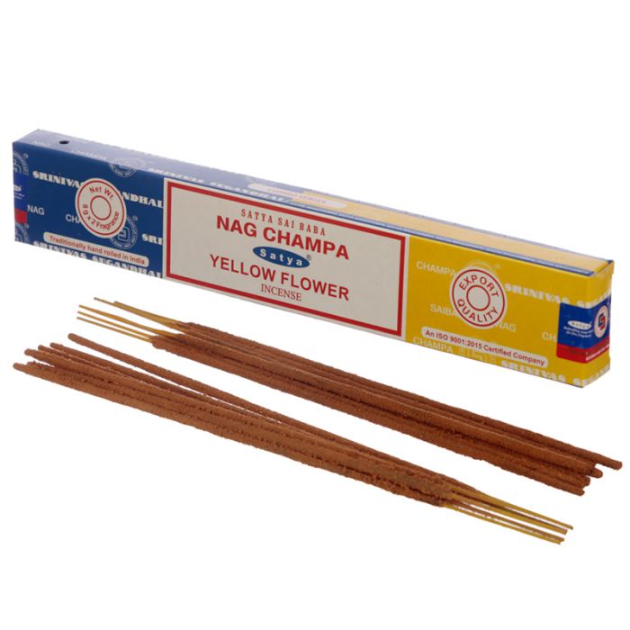 01341 Satya Nag Champa & Yellow Flower Kadzidełka