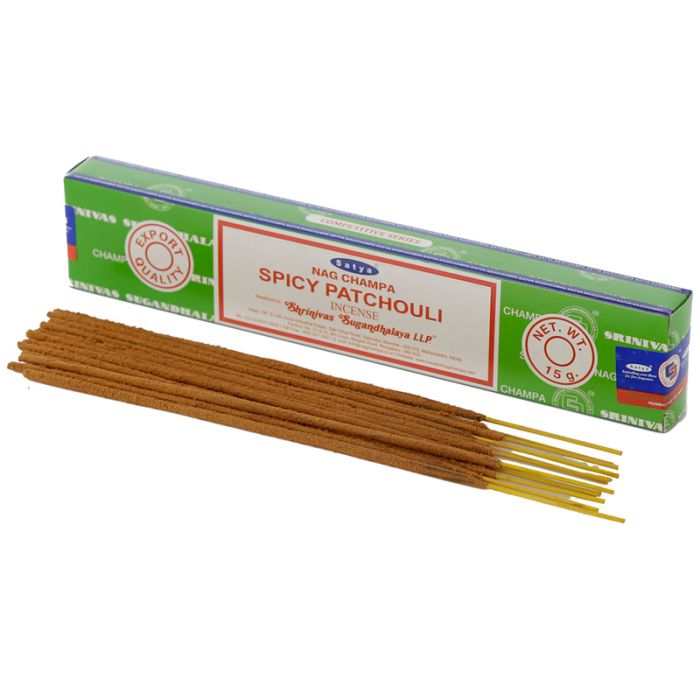 01364 Satya Spicy Patchouli Nag Champa Kadzidełka