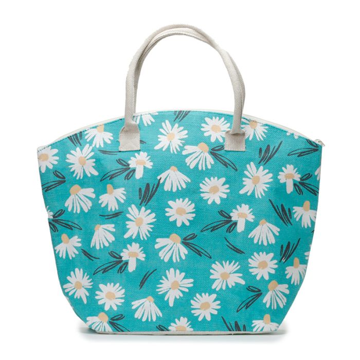 Torba Plażowa z Juty - Daisy Lane Pick of the Bunch’Kwiaty’