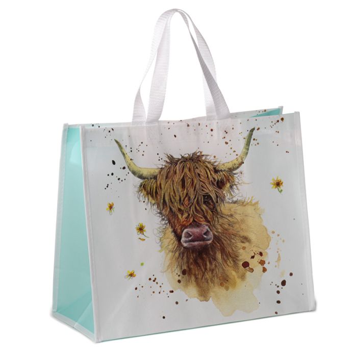 Torba na zakupy Jan Pashley Highland Coo Cow 