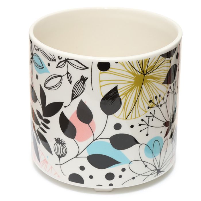 Ceramiczna doniczka na rośliny "Zbierz Bukiet - Wisewood" - duża