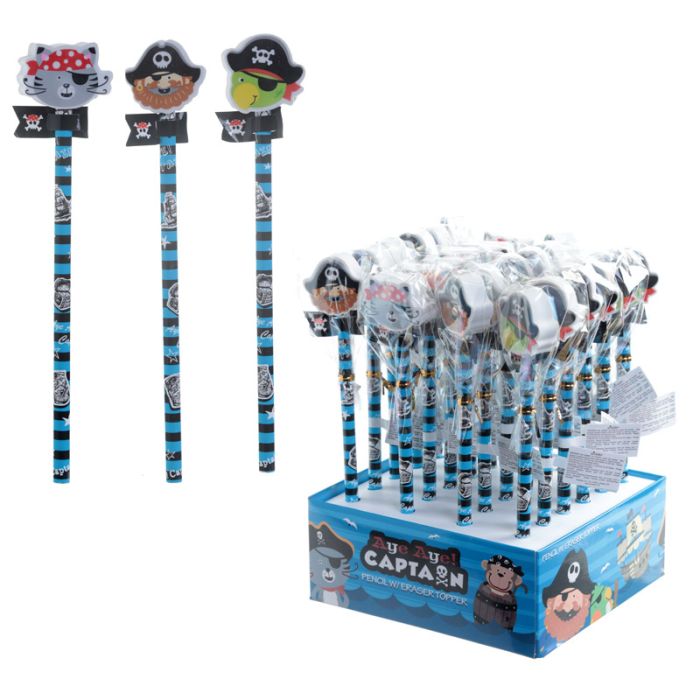 Piracki ołówek z gumką