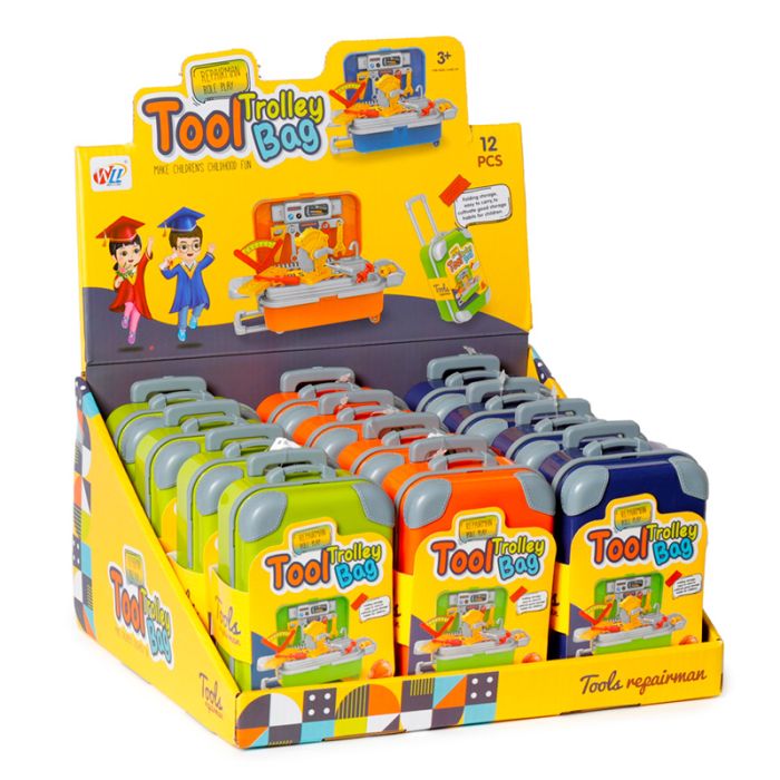 Zabawka – DIY zestaw majsterkowicza w walizce