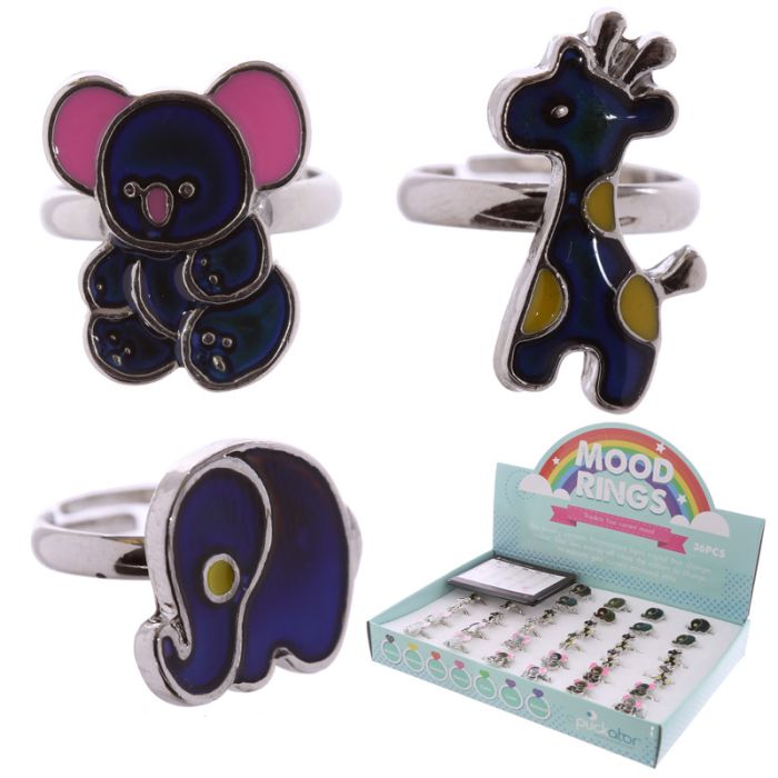 Pierścienie Nastroju Dzikie Zwierzęta