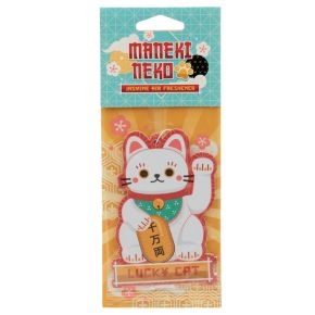 Odświeżacz powietrza Maneki Neko Lucky Cat – Biały Jaśmin 