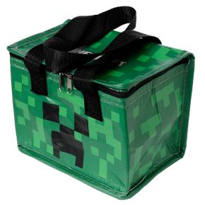 Torba termiczna na lunch z przetworzonego ponownie plastiku z recyklingu - Minecraft Creeper Torba termiczna na lunch z przetworzonego ponownie plastiku z recyklingu - Minecraft Creeper