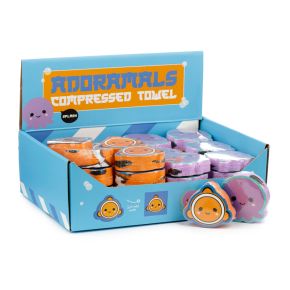 Ręcznik podróżny Skompresowany mały – "Morskie życie" Ręcznik podróżny Skompresowany mały – "Morskie życie"