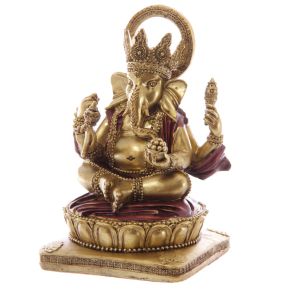 Statuetka Złoto Czerwony Ganesh 14cm Statuetka Złoto Czerwony Ganesh 14cm