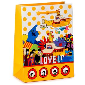 Torba na prezent The Beatles Yellow Submarine LOVE - rozmiar L Torba na prezent The Beatles Yellow Submarine LOVE - rozmiar L
