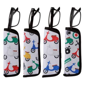 Okulary do czytania z futerałem "Skutery" Okulary do czytania z futerałem "Skutery"