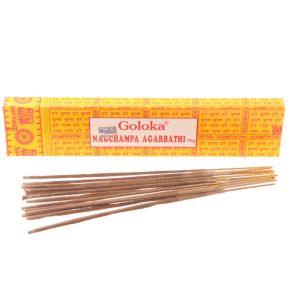 Kadzidełka Goloka Nag Champa Agarbathi 16g Kadzidełka Goloka Nag Champa Agarbathi 16g