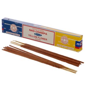 01341 Satya Nag Champa & Yellow Flower Kadzidełka 01341 Satya Nag Champa & Yellow Flower Kadzidełka