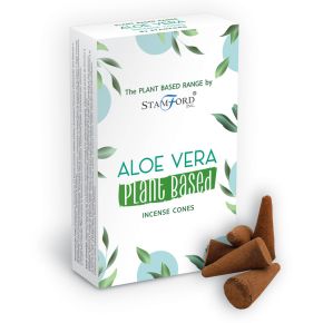 46221 Stożki do kadzideł na bazie roślin - Aloe Vera firmy Stamford 46221 Stożki do kadzideł na bazie roślin - Aloe Vera firmy Stamford