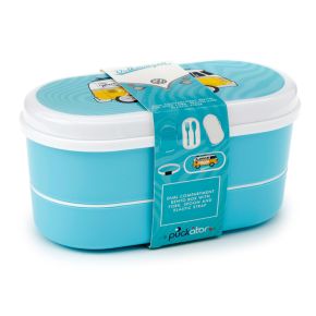Volkswagen VW T1 Camper Bus Surf Adventure Stacked Bento Lunch Box with Fork & Spoon Volkswagen VW T1 Camper Bus Surf Adventure Stacked Bento Lunch Box with Fork & Spoon