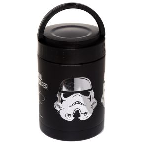 Termiczny lunchbox ze stali nierdzewnej na gorące i zimne posiłki 500ml "Szturmowiec Star Wars" Termiczny lunchbox ze stali nierdzewnej na gorące i zimne posiłki 500ml "Szturmowiec Star Wars"