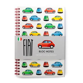 Retro Fiat 500 - notes A5 w linie Retro Fiat 500 - notes A5 w linie