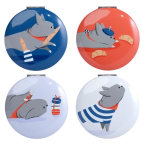 Lusterko Kompaktowe - Bertrand the French Bulldog ’buldog francuski’ Lusterko Kompaktowe - Bertrand the French Bulldog ’buldog francuski’