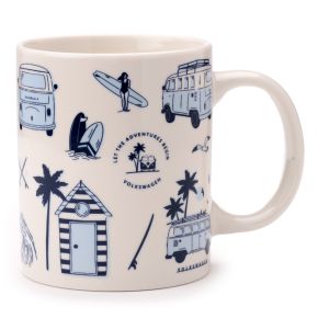 Ceramiczny kubek VW Volkswagen T1 Camper Bus Explore More Porcelain Mug’Zwiedzaj’ Ceramiczny kubek VW Volkswagen T1 Camper Bus Explore More Porcelain Mug’Zwiedzaj’