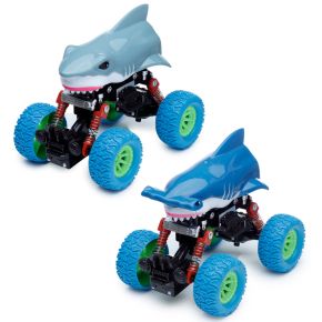 Zabawka z napędem Pull back ’Naciągnij i puść’ Shark Monster Truck ’Rekin’ Zabawka z napędem Pull back ’Naciągnij i puść’ Shark Monster Truck ’Rekin’