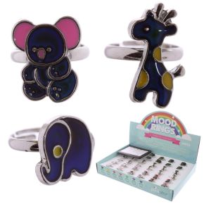 Pierścienie Nastroju Dzikie Zwierzęta Pierścienie Nastroju Dzikie Zwierzęta