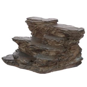 Stojak ekspozycyjny w kształcie brązowej skały dla figurek wilków z serii "Wilk Strażnik Północy - Kroczący Duch" Stojak ekspozycyjny w kształcie brązowej skały dla figurek wilków z serii "Wilk Strażnik Północy - Kroczący Duch"