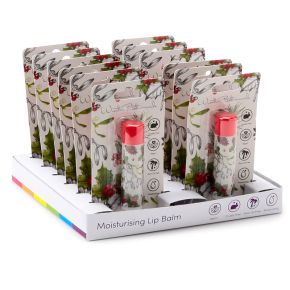 Balsam do ust w sztyfcie Świąteczne Zimowe Rośliny Botaniczne - Wiśnia Balsam do ust w sztyfcie Świąteczne Zimowe Rośliny Botaniczne - Wiśnia