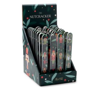 Świąteczny pilnik do paznokci Dziadek do orzechów Świąteczny pilnik do paznokci Dziadek do orzechów